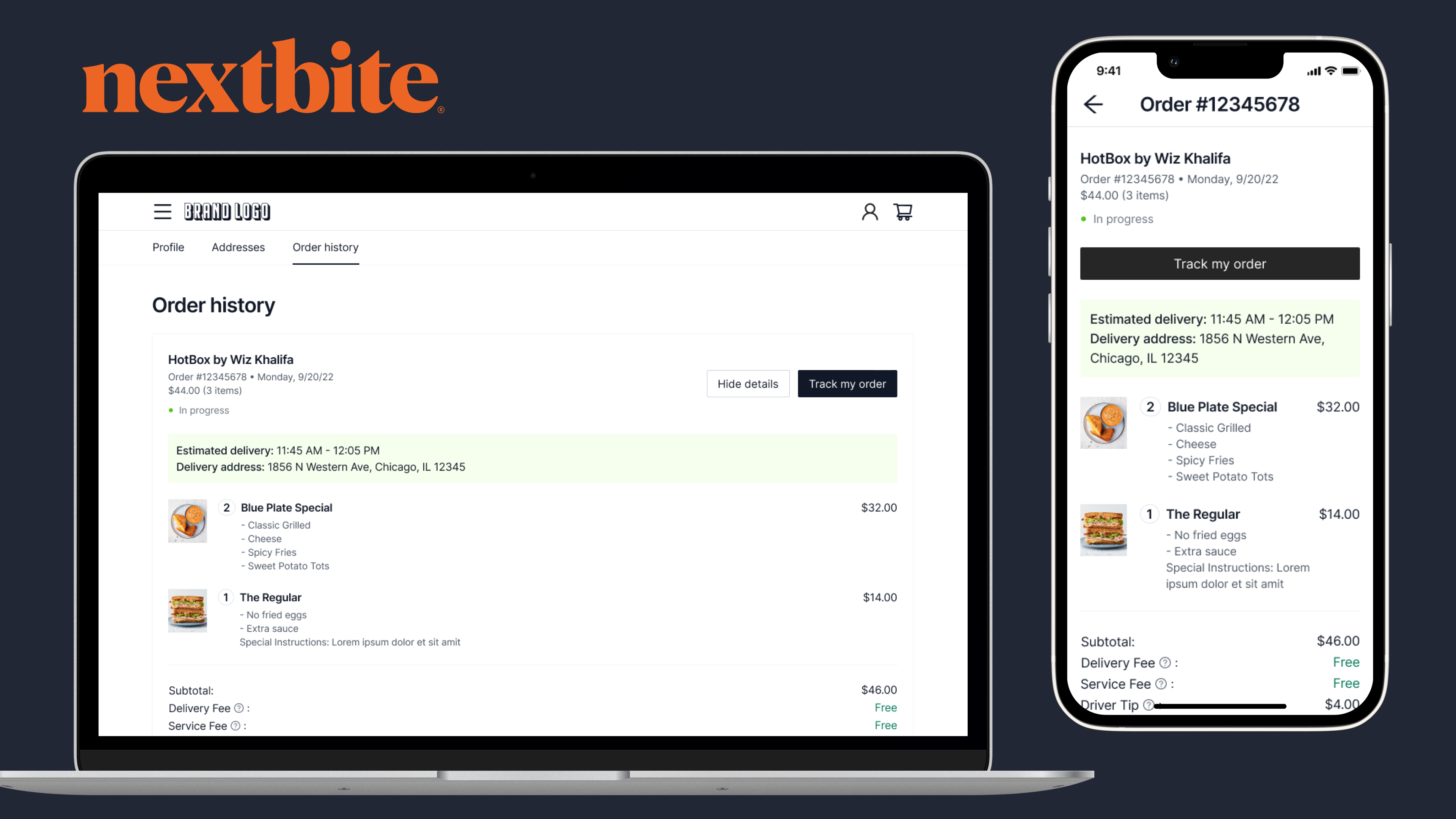 User Accounts for Nextbite's Direct-to-Consumer Platform